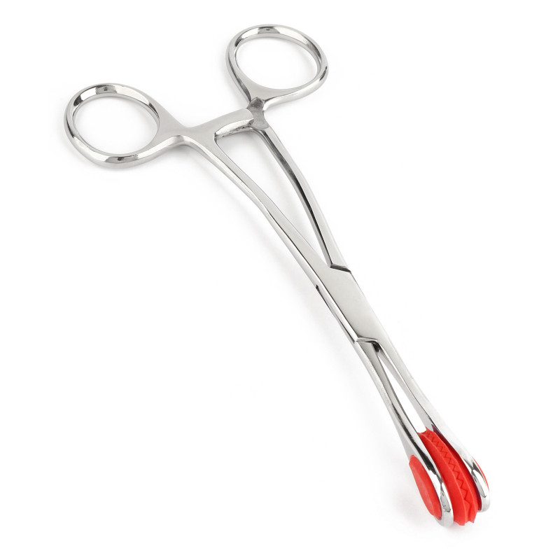 Mr. Steel Pince à langue Tongue Forceps 17cm